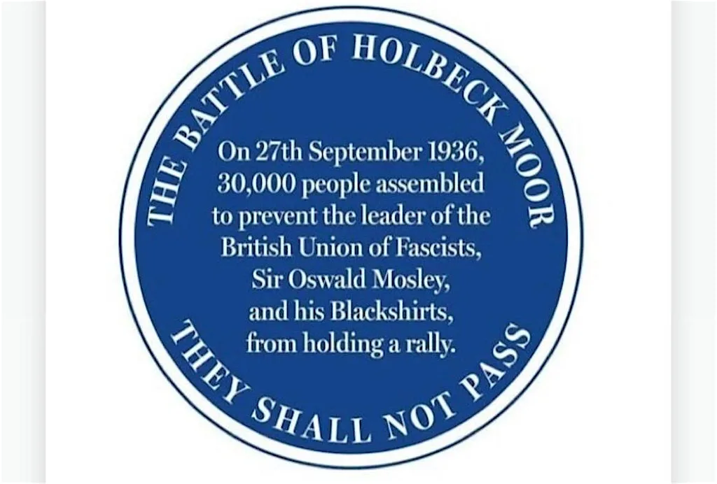 Celebrate The Battle of Holbeck Moor, anti-fascism from 1936 to today