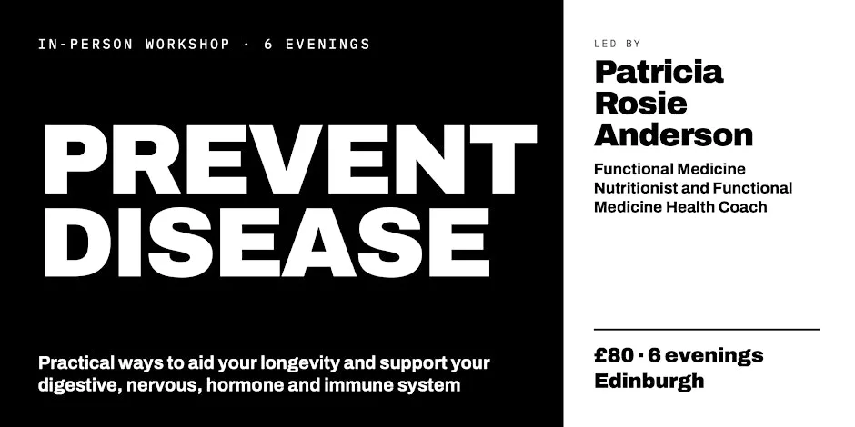 WORKSHOP Prevent Disease and Aid Longevity at The Salisbury Centre