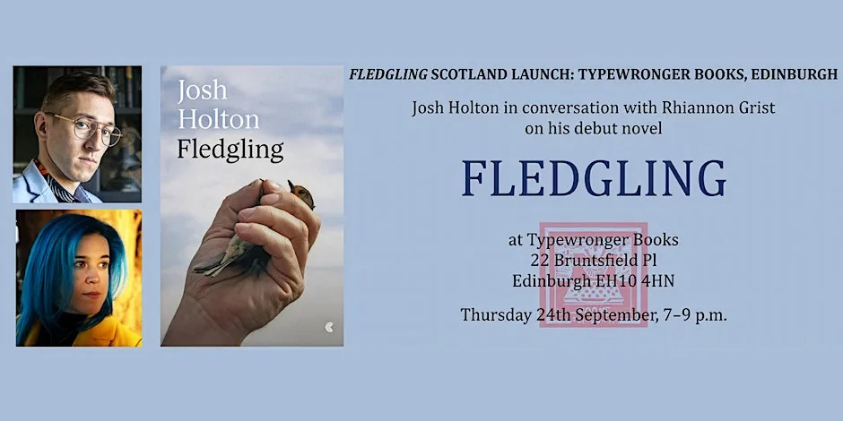 Fledgling: Josh Holton and Rhiannon Grist, in conversation at Typewronger Books