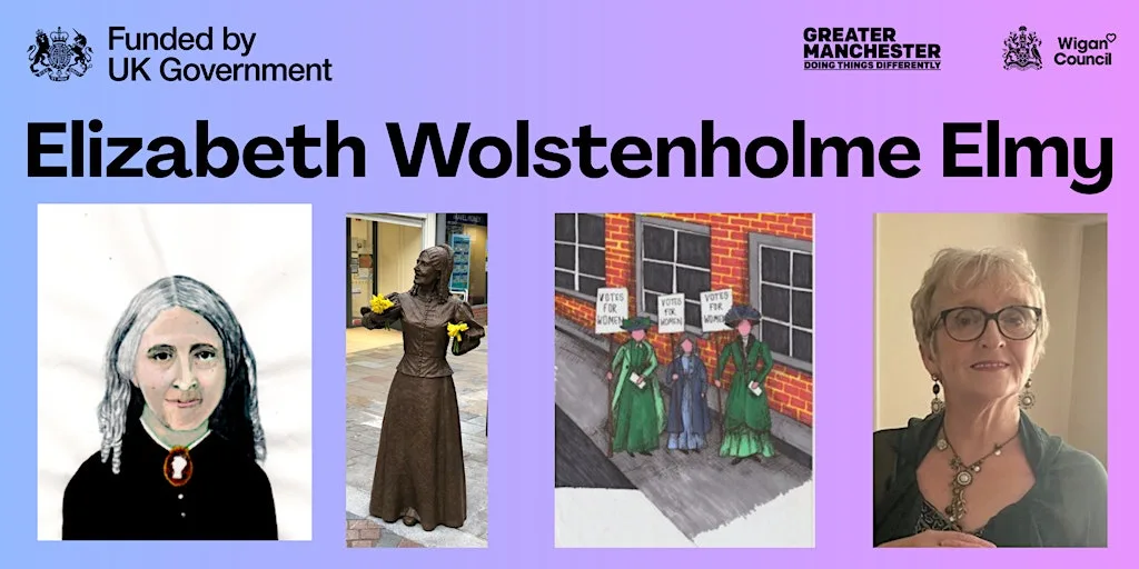 A Statue For Elizabeth the Forgotten Hero at Leigh Library