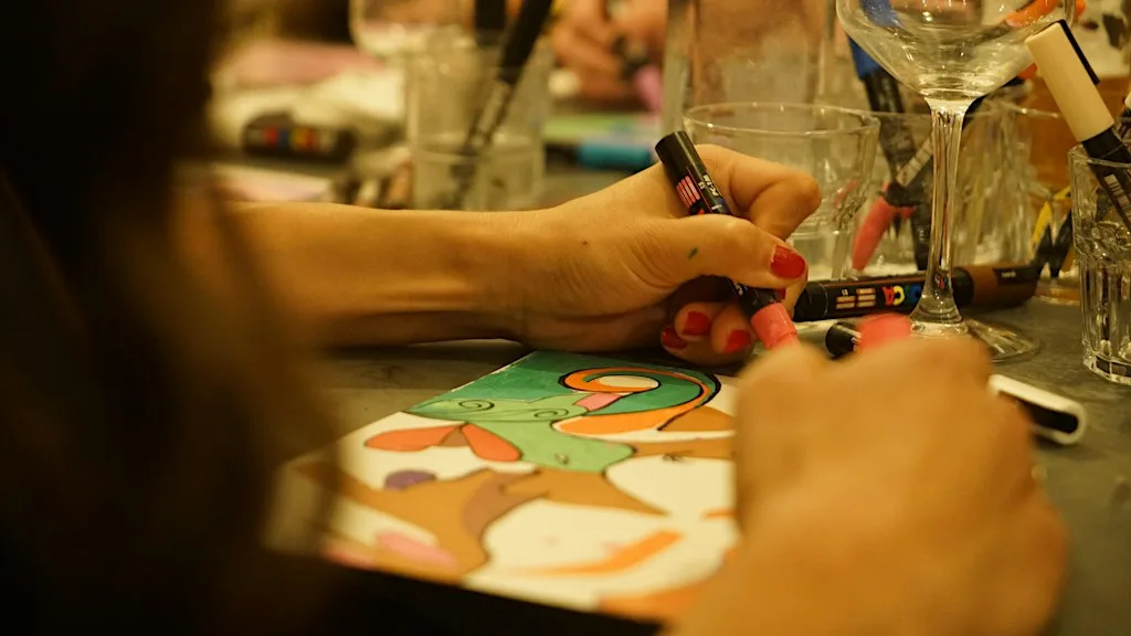 Shake, Press & Paint with Abstract Expressions at La Fromagerie Urmston