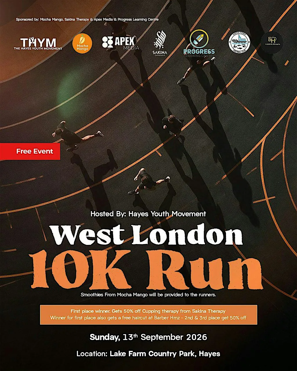 West London 10K Run at Lake Farm Park Academy