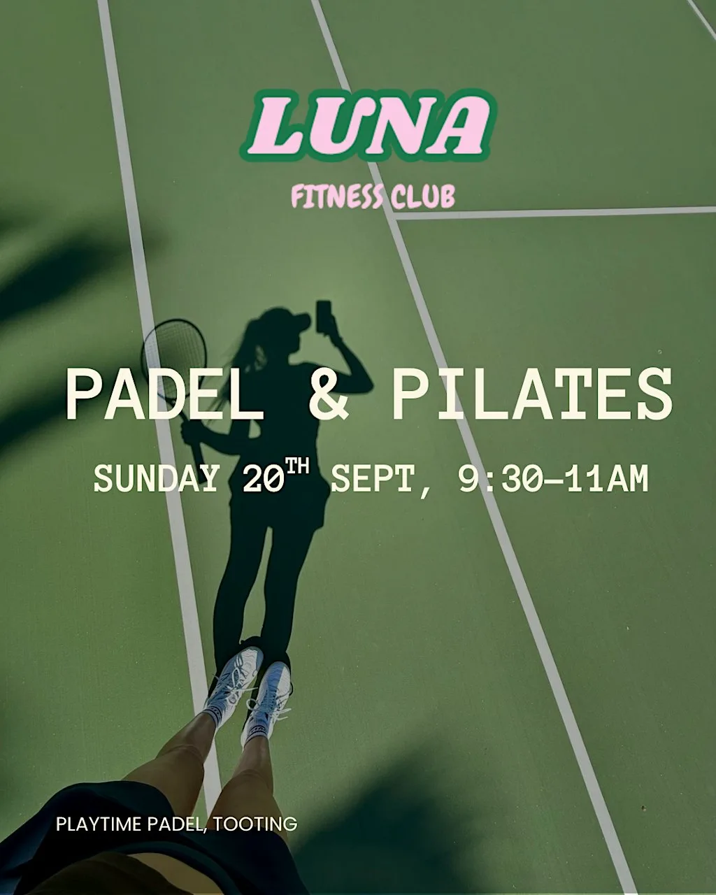 Padel & Pilates (women only) at Playtime Padel Tooting