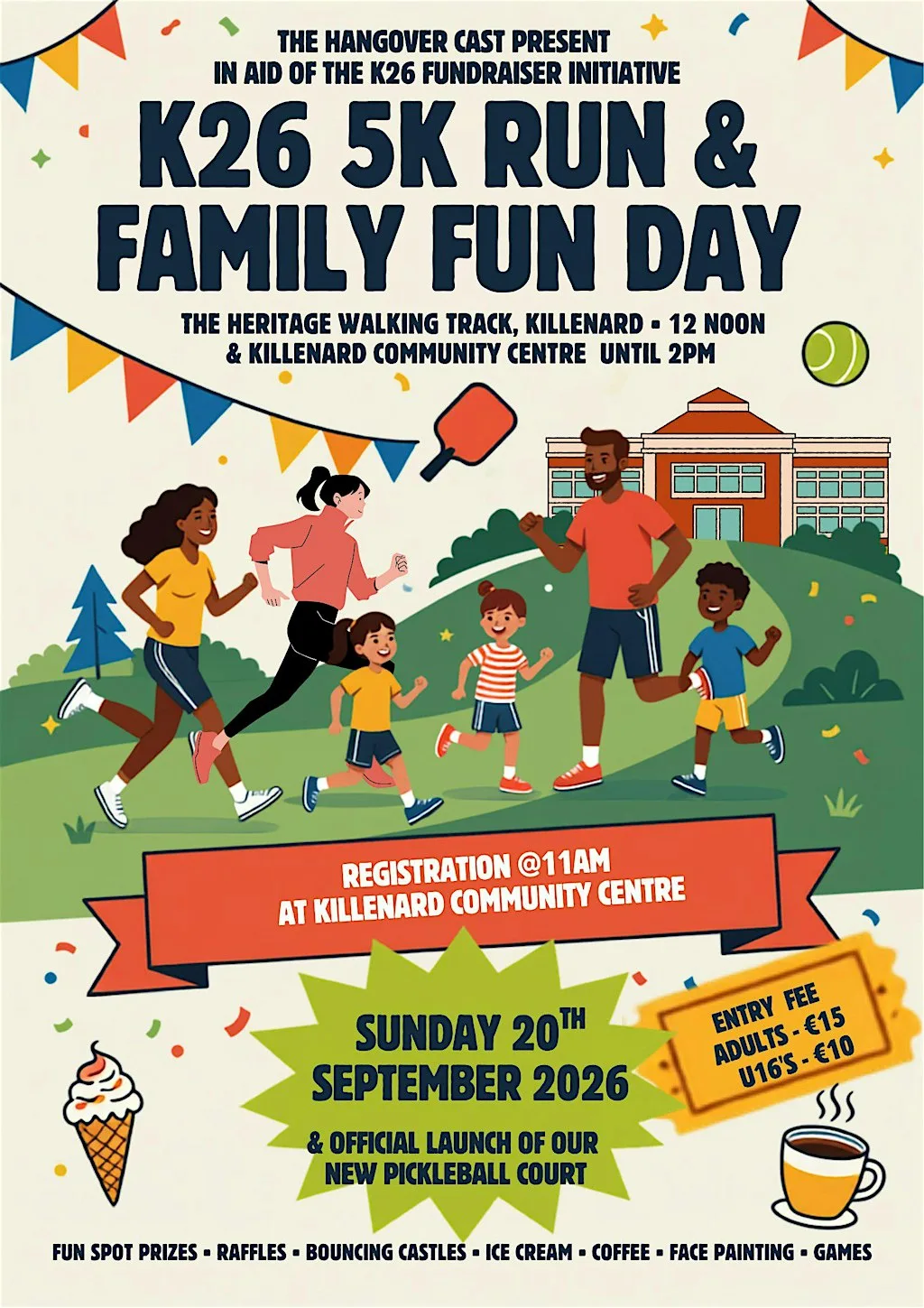 K26 5K Run & Family Fun Day at Killenard Community Centre