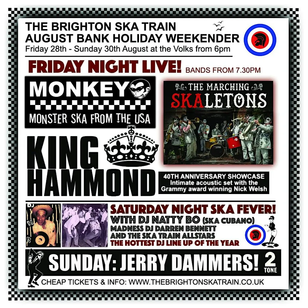 MONKEY at Brighton Ska Train (Brighton) at Volks Club