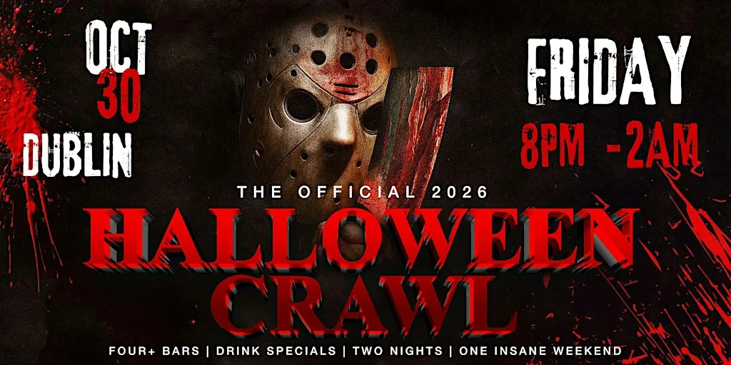 Dublin Halloween Bar Crawl — Halloween Friday, Fri, Oct 30 at Crowbar
