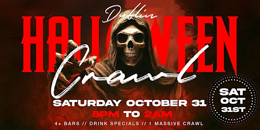 Dublin Halloween Bar Crawl — Halloween Saturday on Sat, Oct 31st at Crowbar