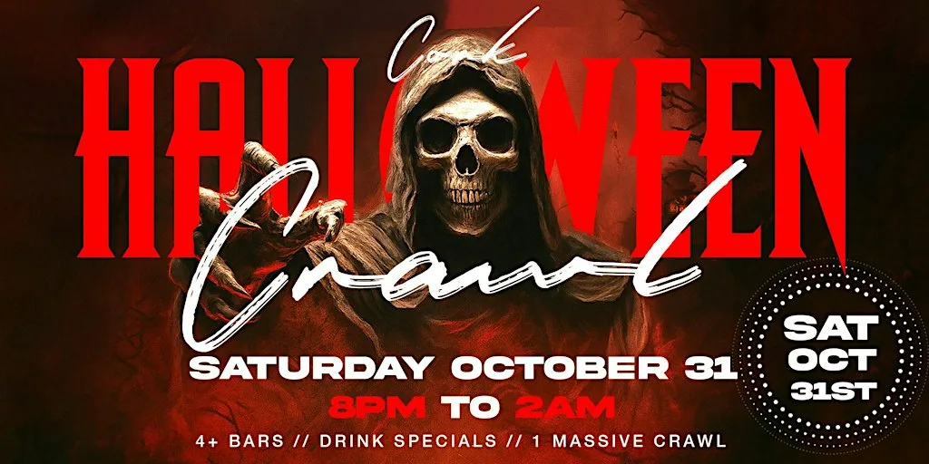 Cork Halloween Bar Crawl — Halloween Saturday on Sat, Oct 31st