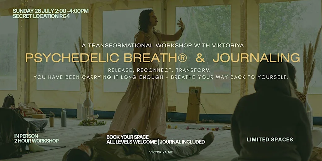 PSYCHEDELIC BREATH® + Journaling Workshop I Reading - Caversham, Berkshire