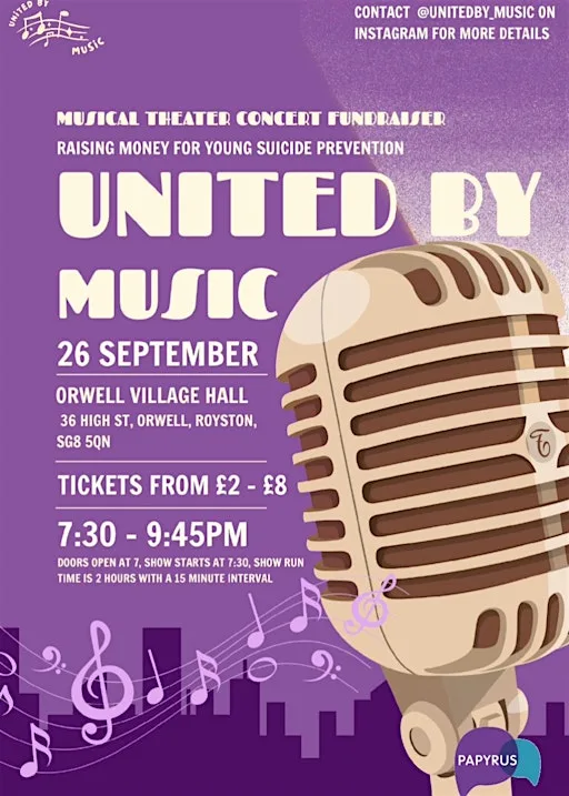 United by Music at Orwell Village Hall