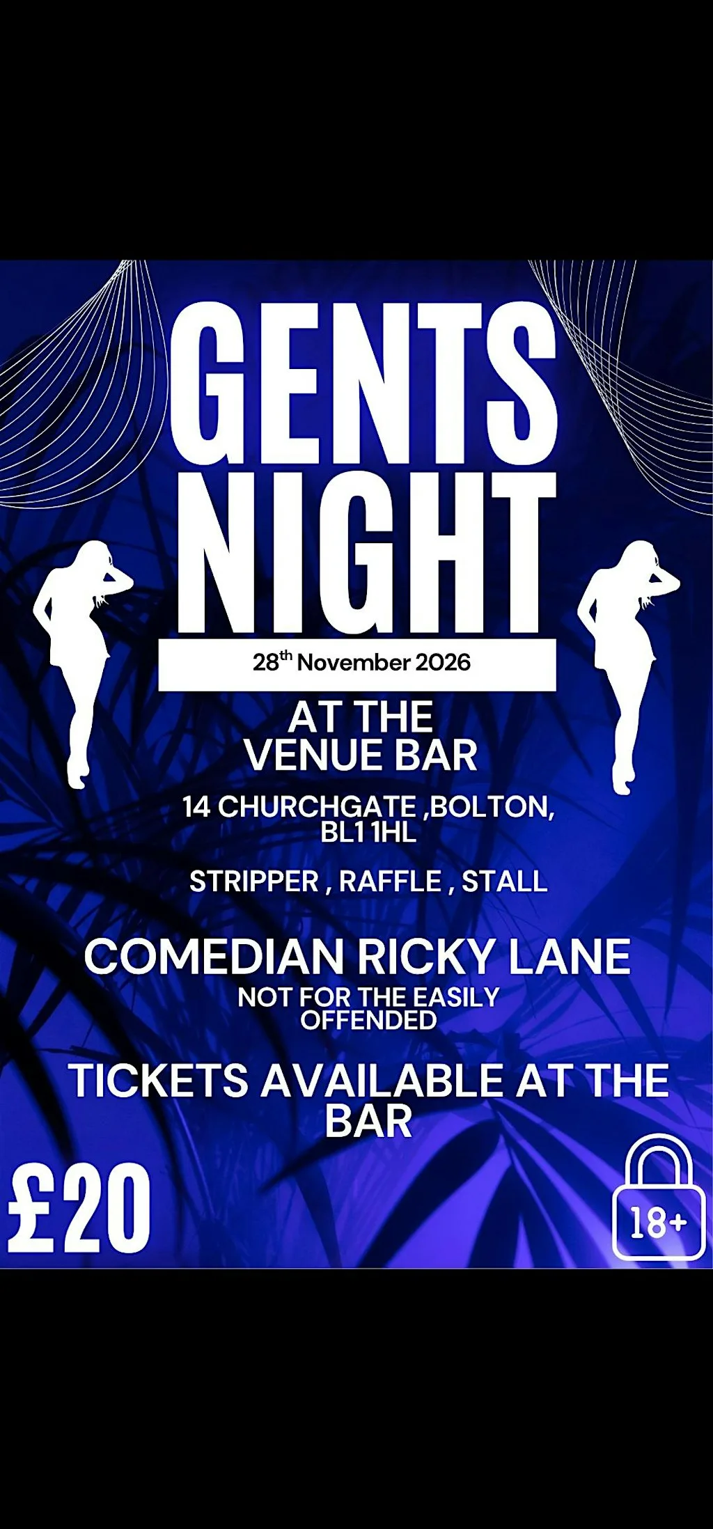 Gents night at The Venue Bar