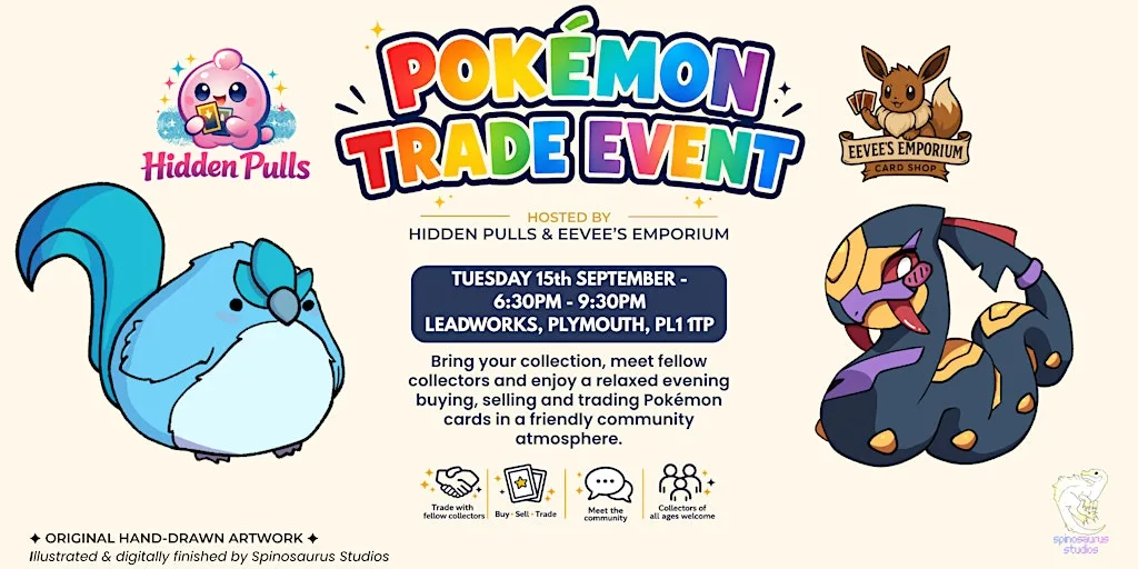 Pokemon Community Trade Event at Leadworks