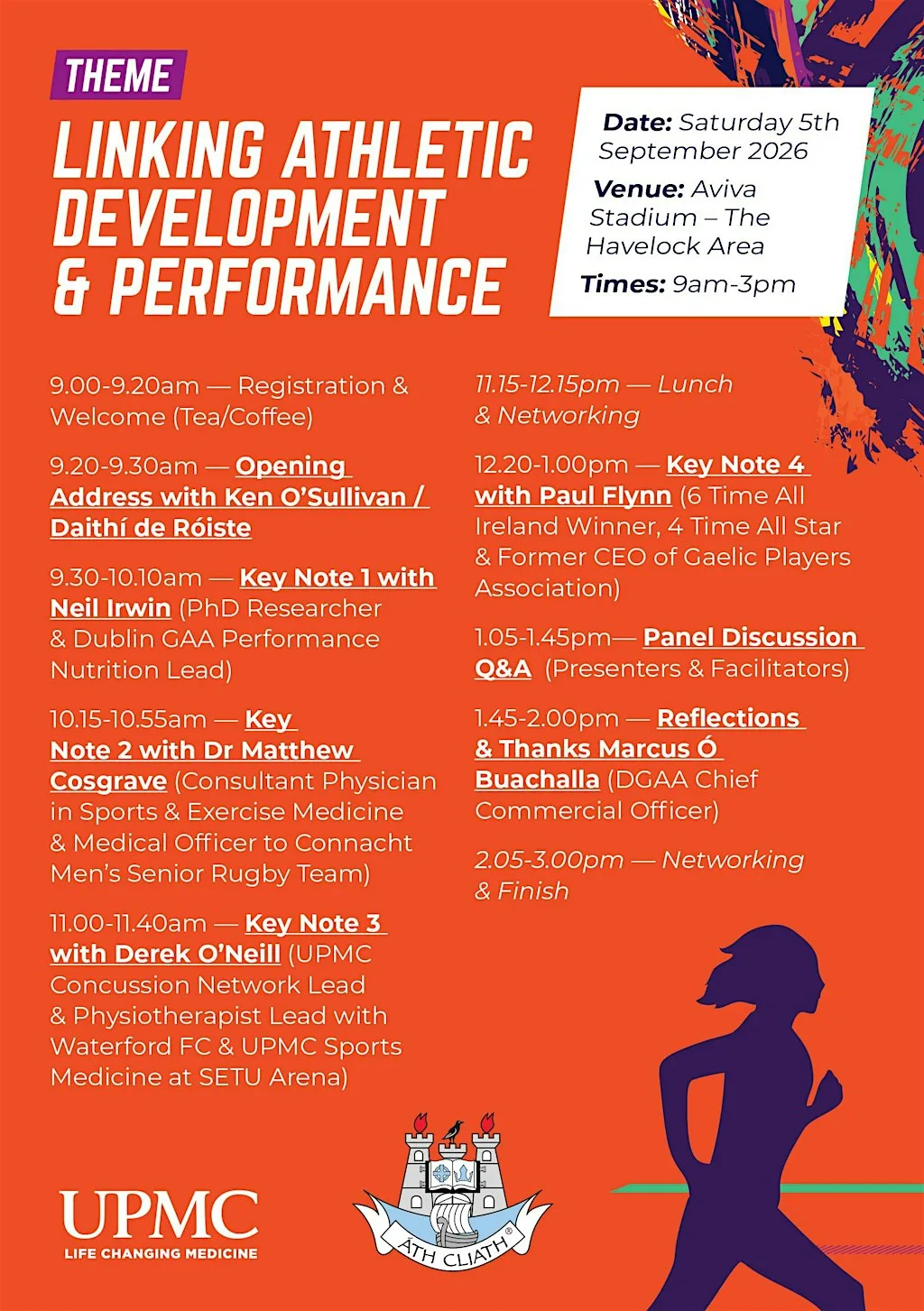 Linking Athletic Development & Performance Conference 2026 at Aviva Stadium