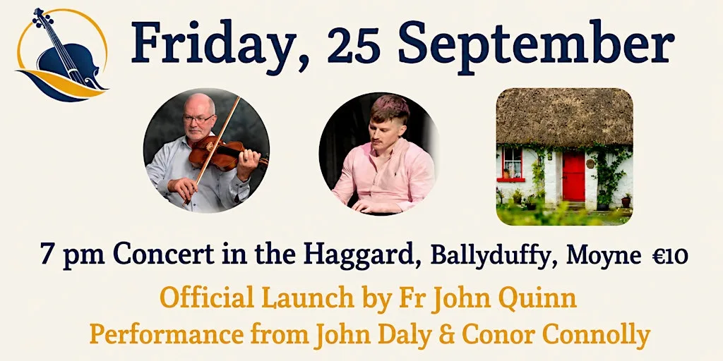 Féile Thomas ‘Blind’ Kiernan – Official Launch & Concert at The Haggard, Ballyduffy, Moyne, N39 C6P4