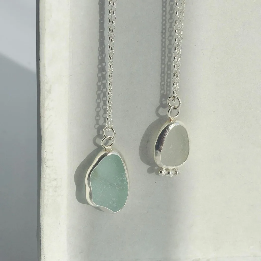 Jewellery Making: Silver and Seaglass Pendant