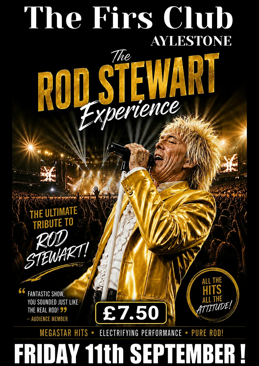 Rod Stewart Tribute at The Firs Club