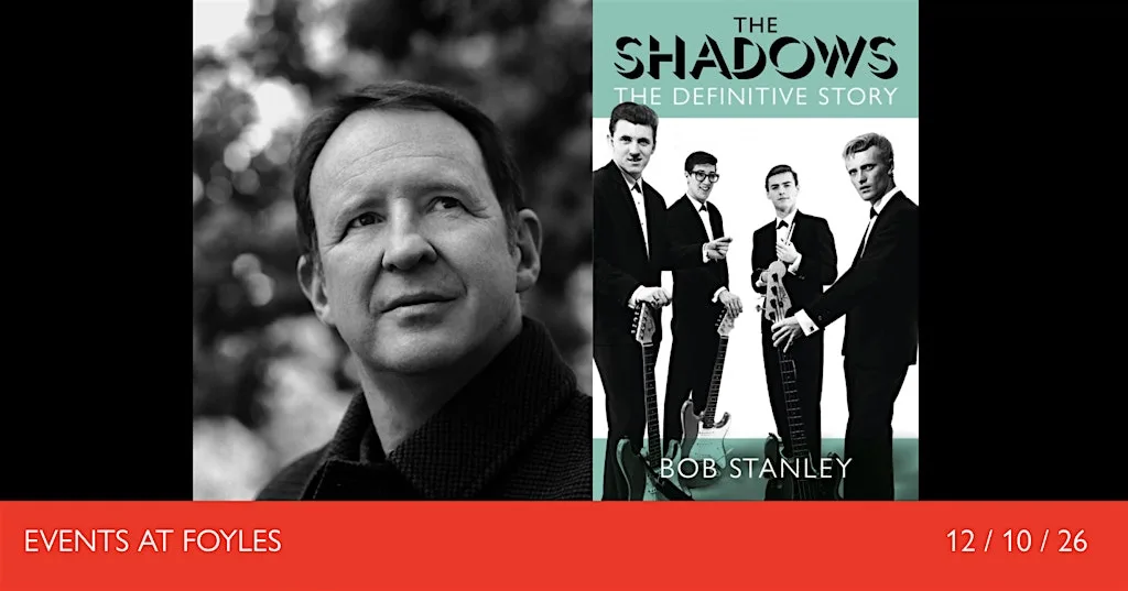 THE SHADOWS: Bob Stanley, Warren Bennett and Travis Elborough