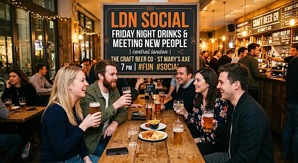 London Friday Social | Meet New People, Drinks & Good Vibes at The Craft Beer Co. St Mary Axe