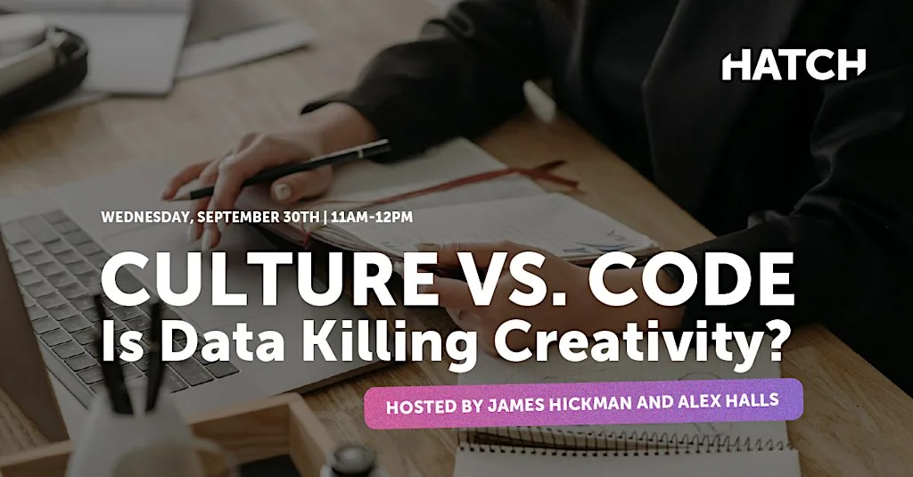 Culture vs. Code - Is Data Killing Creativity?