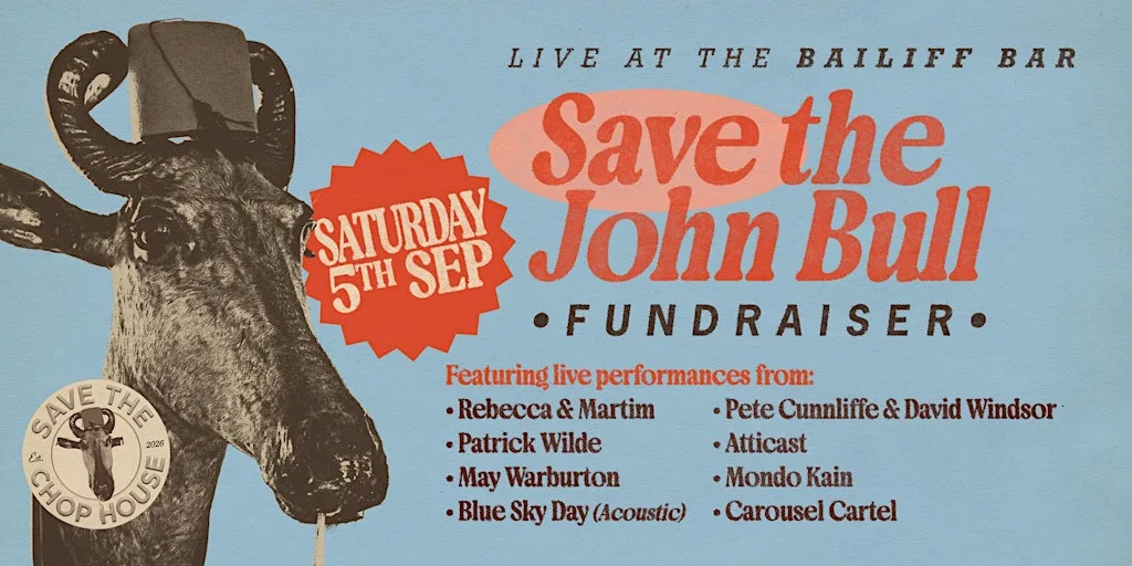'Save The John Bull' Fundraiser (Saturday)