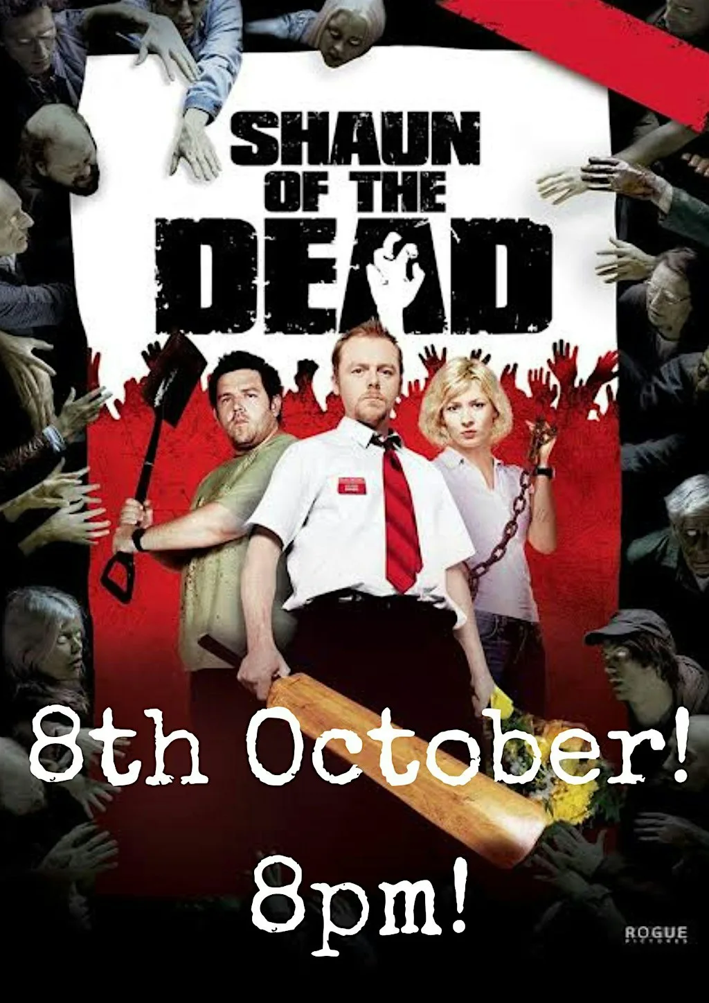 Victoria Hall Saltaire Film Night - Shaun of the Dead at Victoria Hall