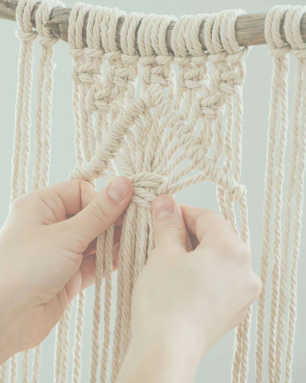 Survivors' Macrame Workshop - Day 1 at Stirling Reuse Hub