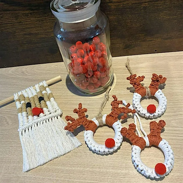 Macramé Festive Decorations Workshop at Cornish Craft Barn