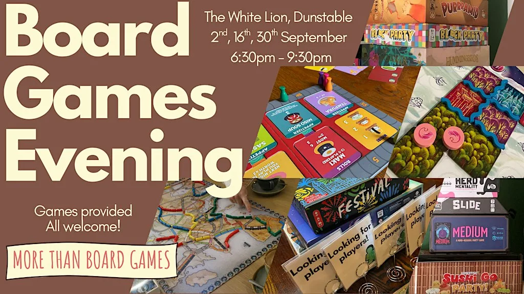 Board Games Evening at The White Lion at The White Lion