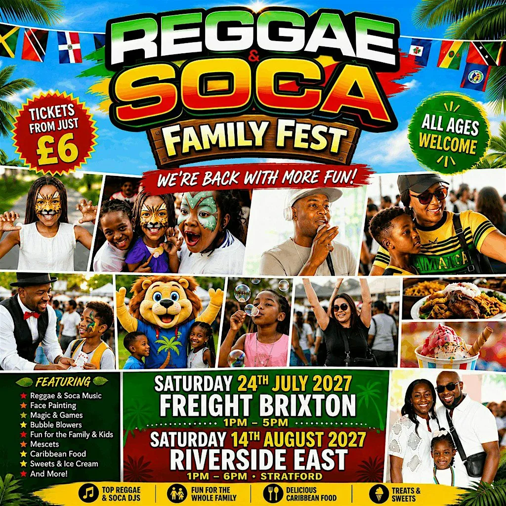 Reggae & Soca Family Fest 2027 Stratford