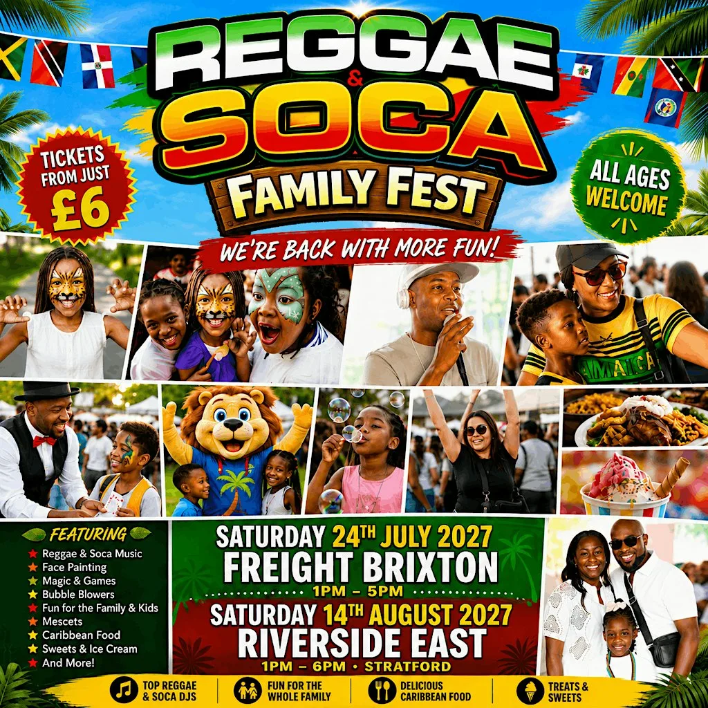Reggae & Soca Family Fest 2027 Brixton