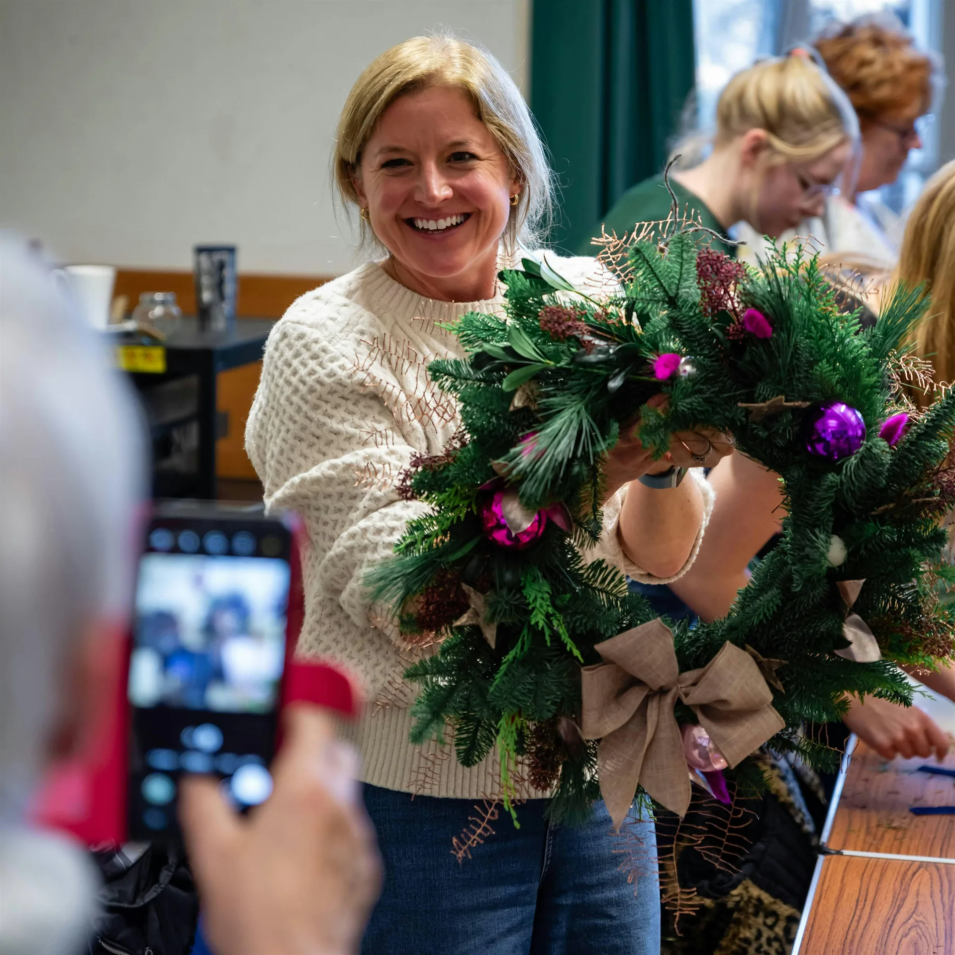 Festive Wreath Workshop at The Old Post Office - coworking space