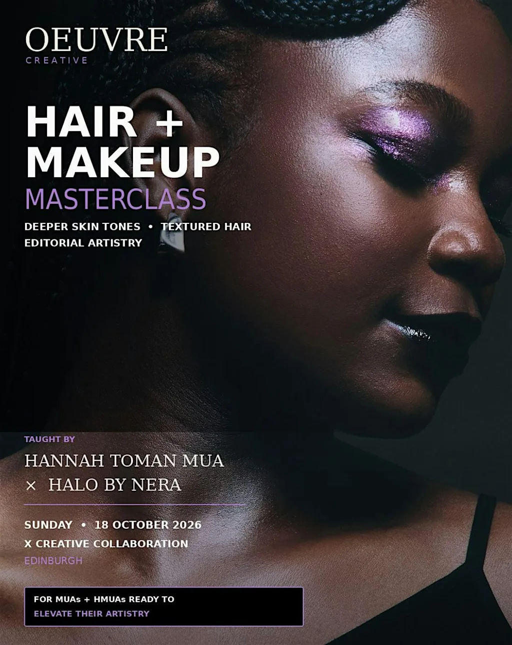 Hair & Makeup Masterclass for deeper skin tones and textured hair
