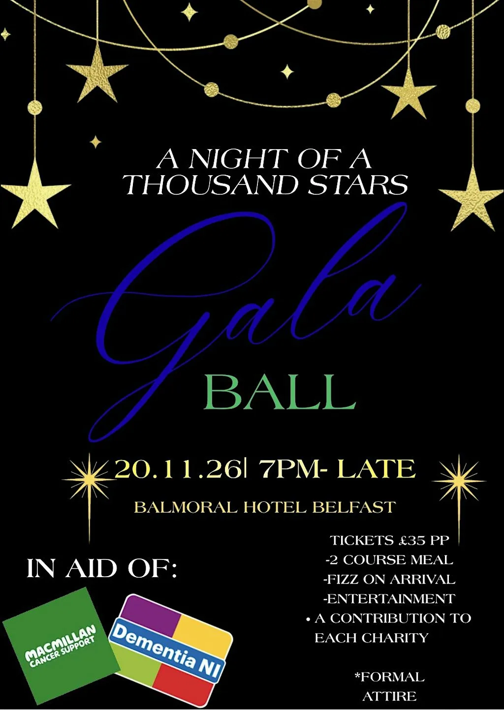 A Night Of A Thousand Stars Gala Dinner