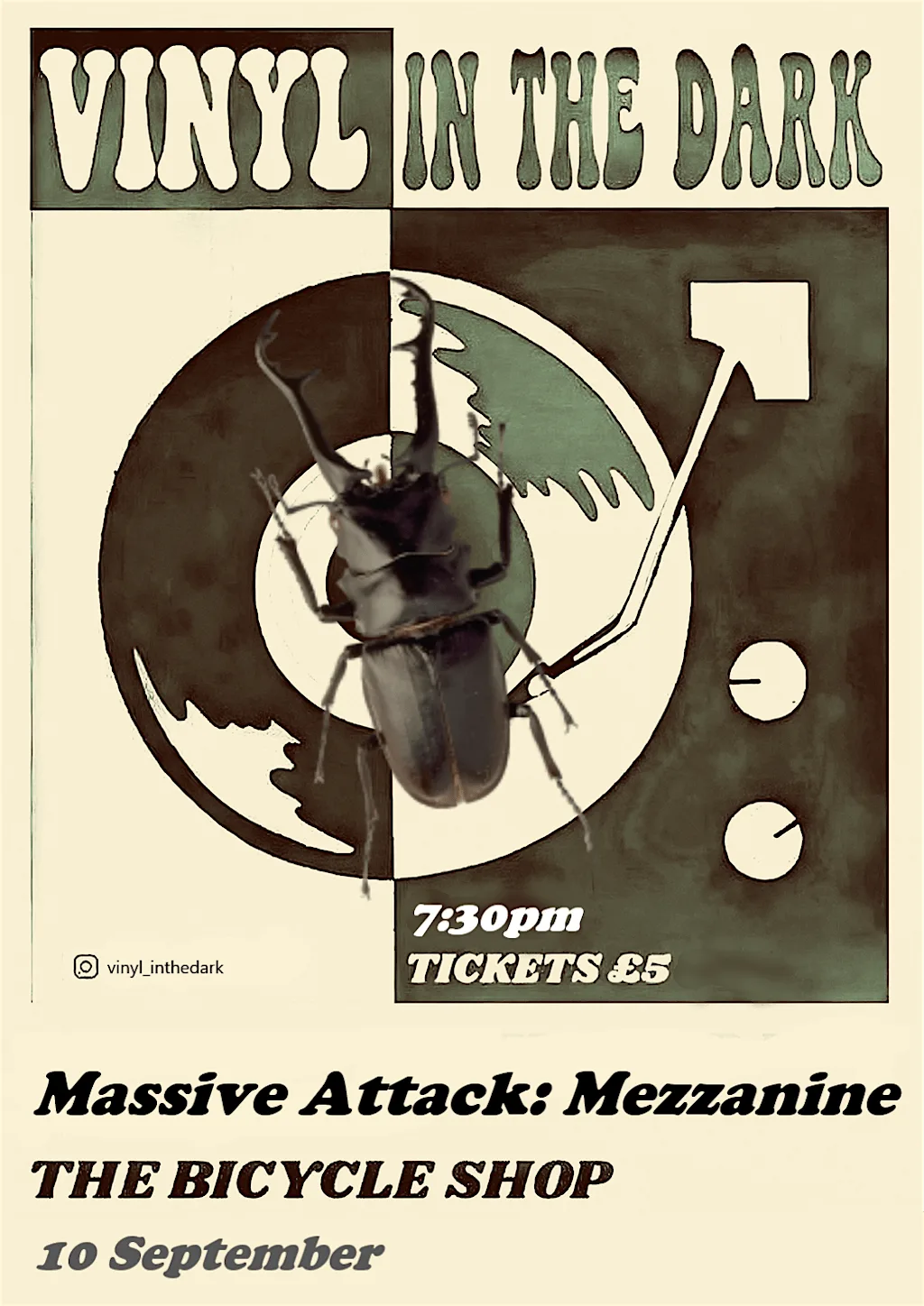 Vinyl in the Dark - Massive Attack: Mezzanine at The Bicycle Shop