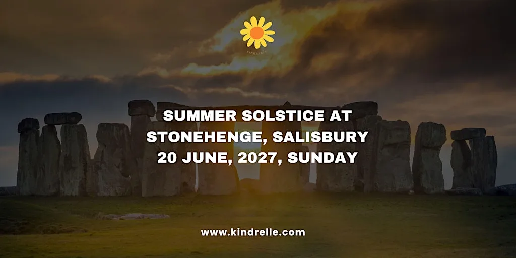 Summer Solstice Sunrise Circle at Stonehenge at Salisbury Railway Station