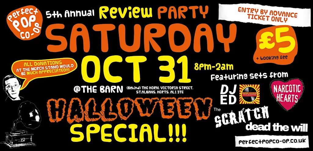 The Perfect Pop Co-Op 5th Annual Review Party!