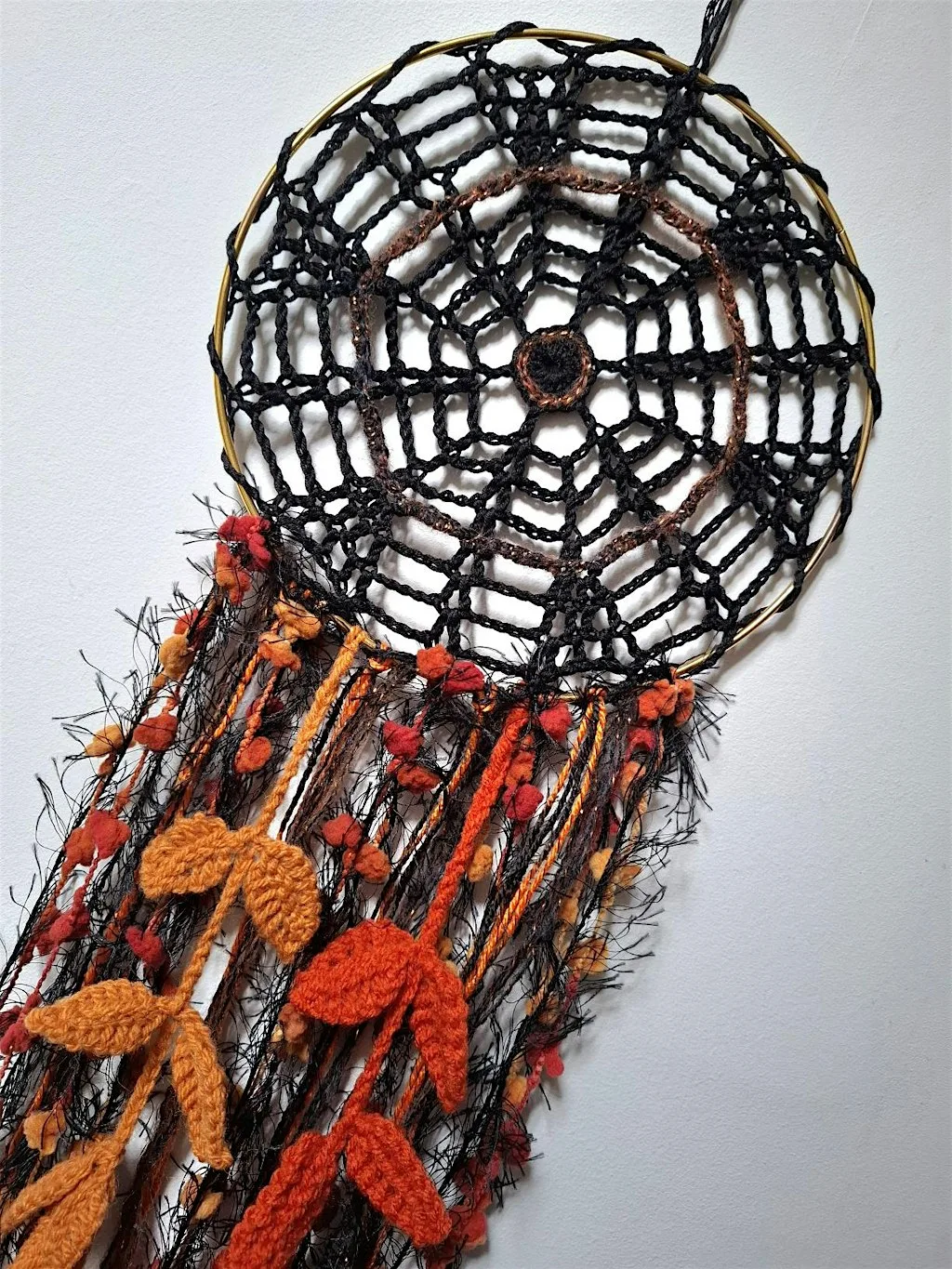 Spooky autumn crochet dream catcher workshop at The Artful Potter