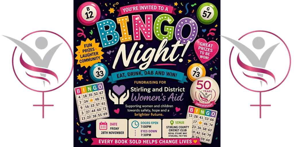 Bingo Night with Stirling & District Women's Aid