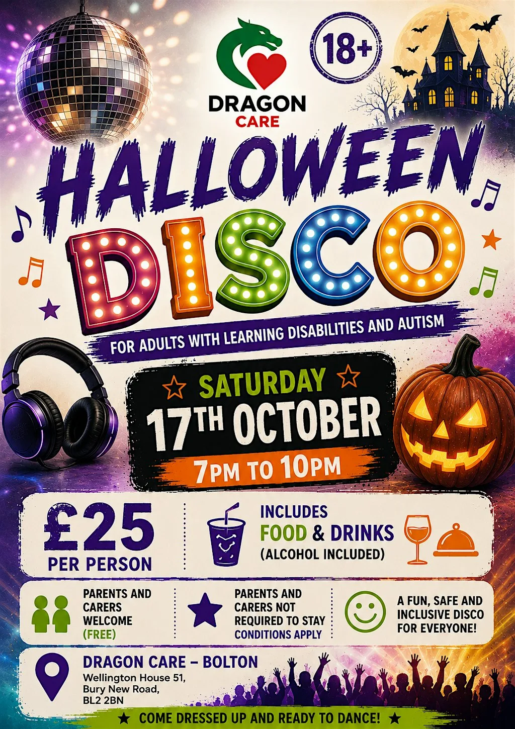 Halloween Disco 2026 at 51 Bury New Rd