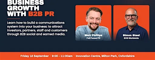 Drive growth with B2B PR > How to build a PR system into your business.