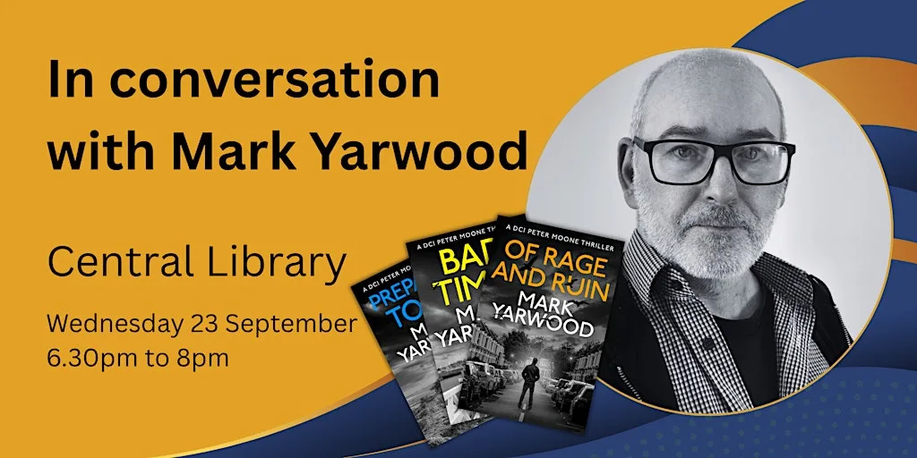 In conversation with Mark Yarwood at Plymouth Central Library