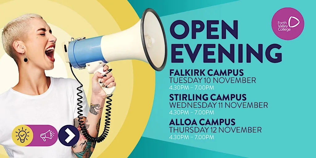FVC Open Evenings 2026 at Forth Valley College of Further and Higher Education