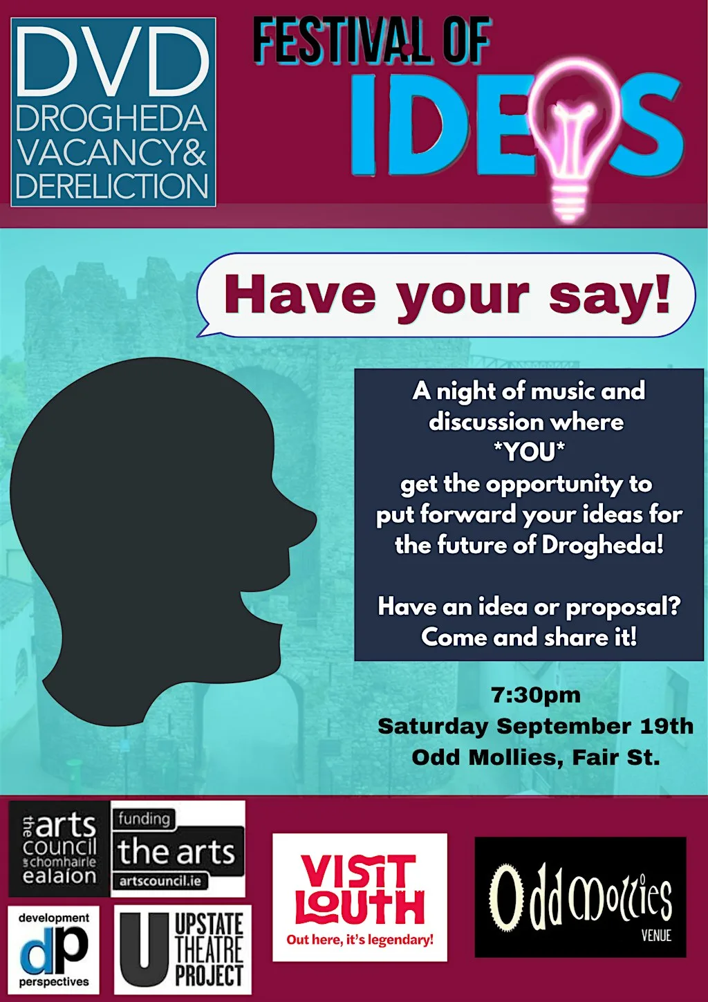 Festival of Ideas: Have Your Say! at Odd Mollies