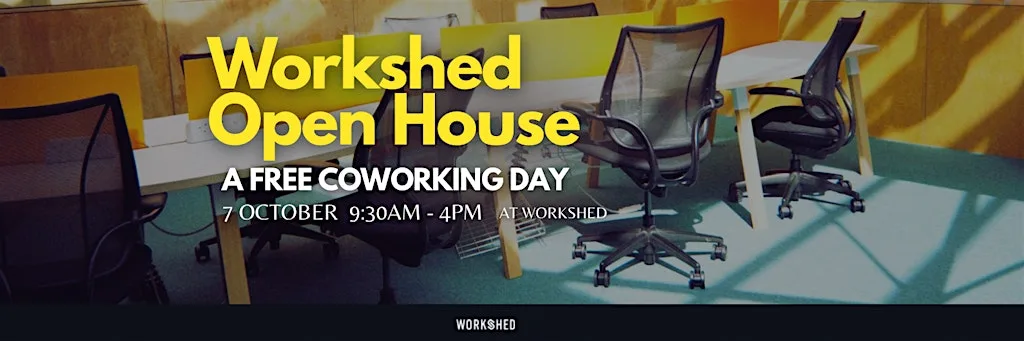 Workshed Open House | Free CoWorking 7 October at Workshed Swindon