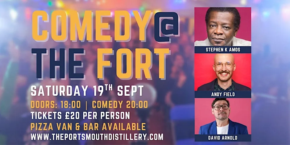 Comedy @ The Fort with Stephen K Amos, David Arnold & Andy Field