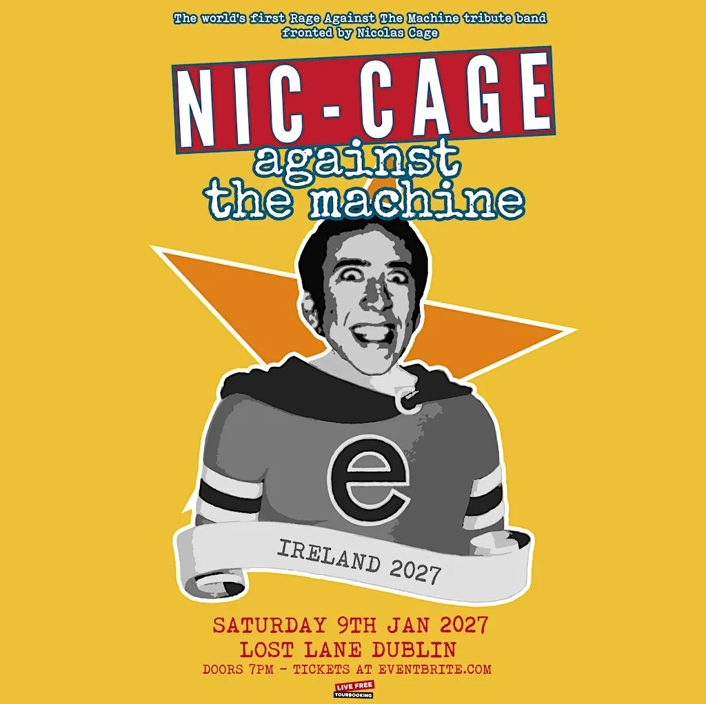 Nic Cage Against The Machine at Lost Lane Dublin 9/1/27 at Lost Lane