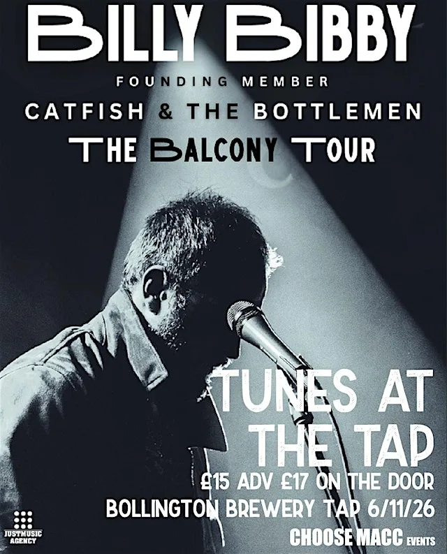 Tunes at the Tap Billy Bibby founding member of Catfish & the Bottlemen