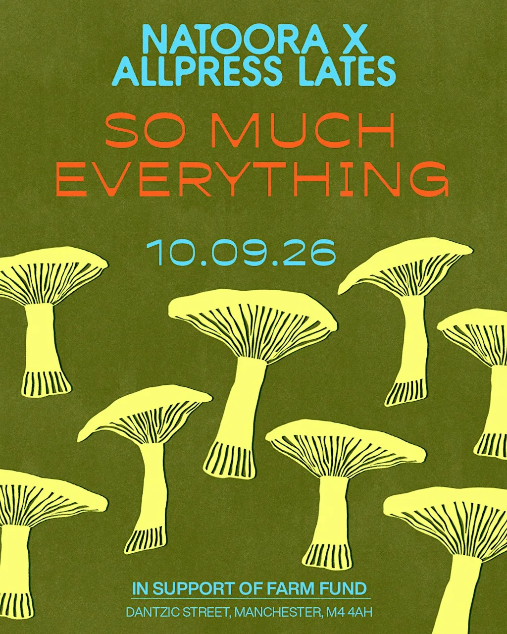 So Much Everything x Allpress Lates x Natoora in Manchester