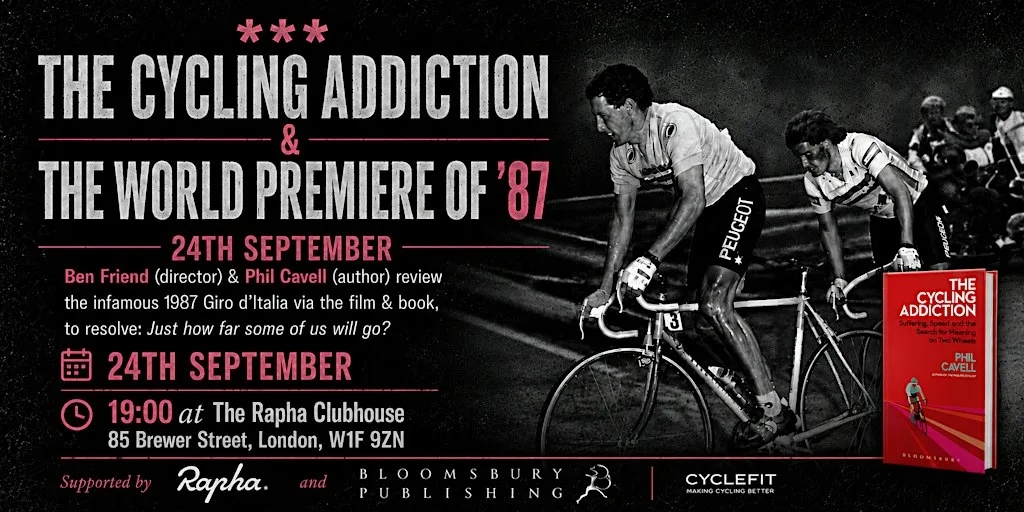 The Cycling Addiction & '87 Film World Premiere at Rapha London