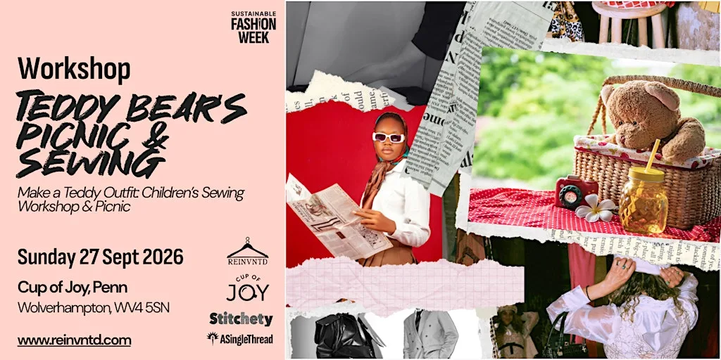Make a Teddy Outfit: Children’s Sewing Workshop & Picnic at Cup Of Joy